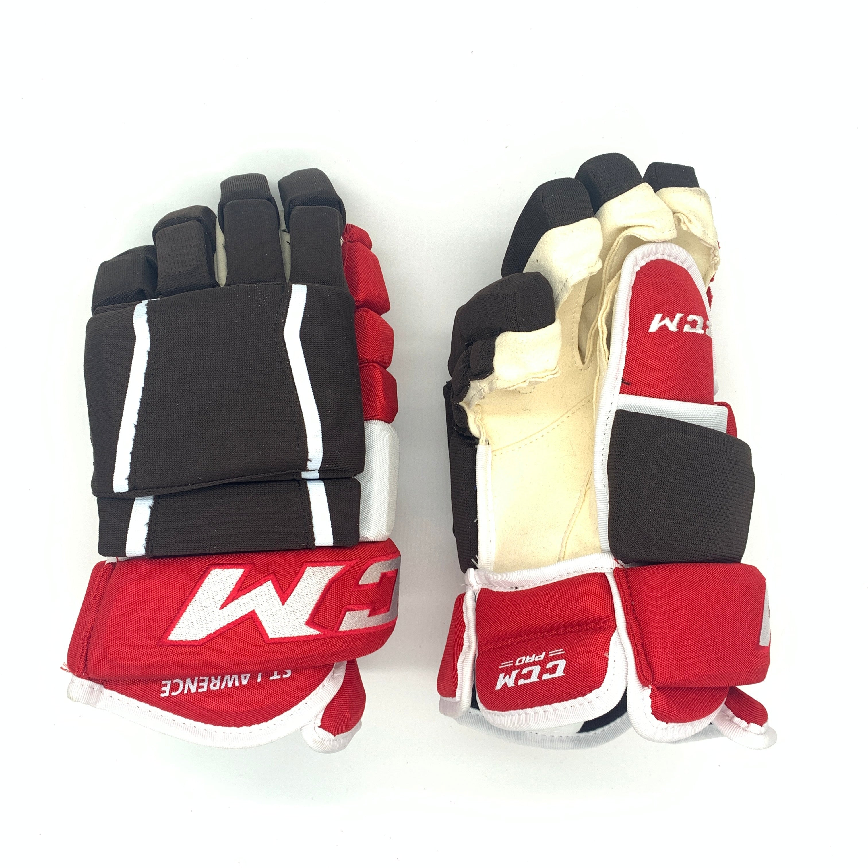 CCM HG97PP - Gant NCAA Pro Stock (rouge/marron/blanc)